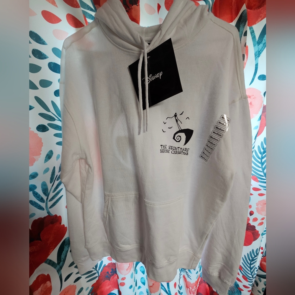 White Nightmare before Christmas hoodie